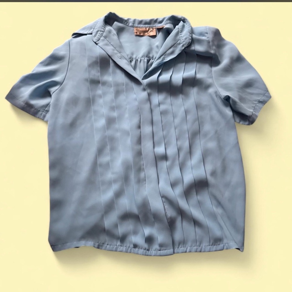 Vintage Blue Women's Blouse